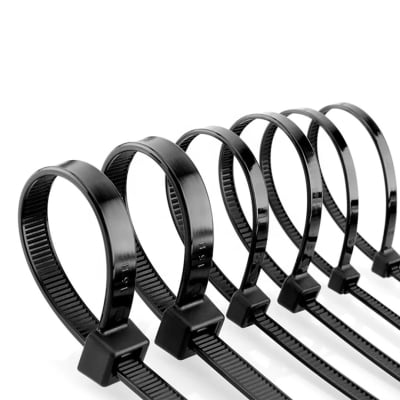 CABLE TIE 3.6X370mm 1pc black