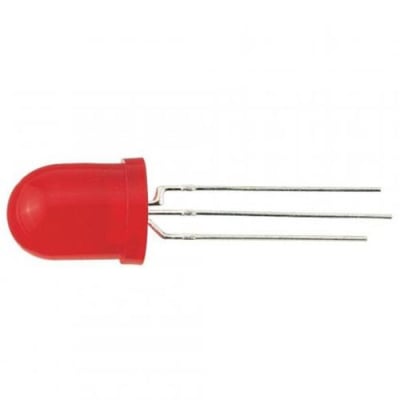 LED BL 10mm RED L-819IID