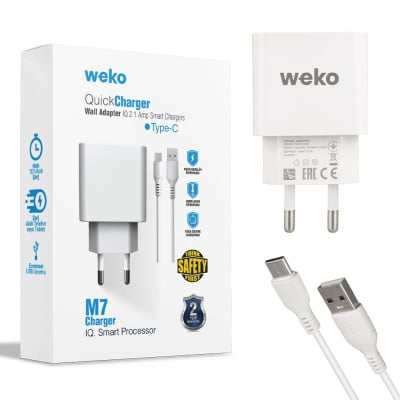 ADAPTER FAST 5V 2.1A+ TYPE-C