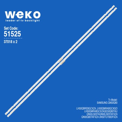 Led Backlight BN96-50382A QA50Q60TA set-2pcs