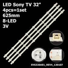Οπίσθιος φωτισμός LED SVG320AE1 σετ-4 ES-648