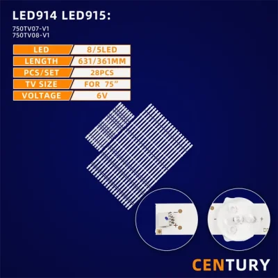 Led Backlight 750TV07 V1 750TV08-V1 LED914-5