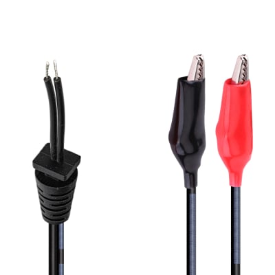 DC Cable with double crocodile 40mm