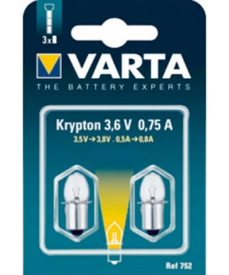 Λάμπα-752 κρυπτό 3,6V 0,75A 2τεμ