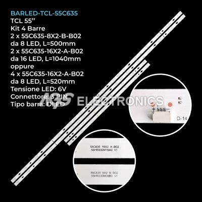 Led Backlight 55HR330M08-55HR330M16 set-6