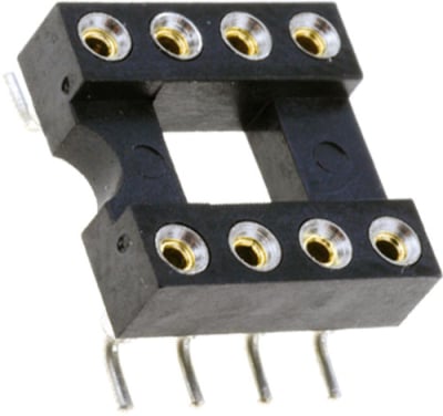 SOCKET  8 round pins SMD
