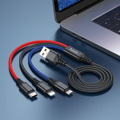 CABLE 3 IN 1 USB-Micro+C-type+Iphone X76