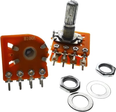Potentiometer 2x10Kohm 8P