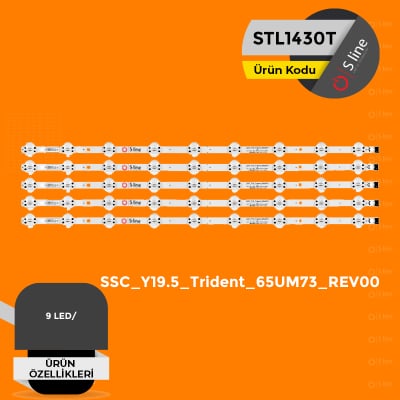 Led Backlight SSC_19.5_TRIDENT_65UM73_REV set-5pcs