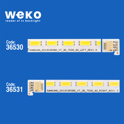 Σετ οπίσθιου φωτισμού LED Οπίσθιος φωτισμός LED 2012CSR390_V7_3D_7030_42 ΑΡΙΣΤΕΡΑ ΔΕΞΙΑ ΣΕΤ2