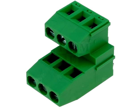Ακροδέκτης πλακέτας με 2x3 σε TB-5.0-P-2X3F