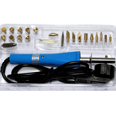 PYROGRAPH SOLDER ZD-972 30W КОМПЛЕКТ С 26 ЧОВКИ