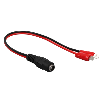 Καλώδιο DC 5,5x2,5 mm θηλυκό σε αρσενικό C45 (επίπεδος ακροδέκτης)