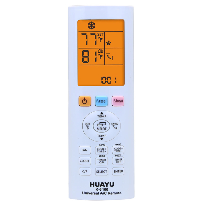 Τηλεχειριστήριο για κλιματιστικό Huaya K-6100