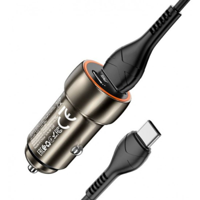 CAR Charger Z46A 12V 38W TYPE-C+USB 3.0