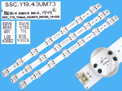 Οπίσθιος φωτισμός LED SSC_Y19_43UM73