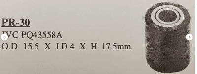 Ρόλερ τσιμπήματος 15,5x17,5x4mm PQ43558A