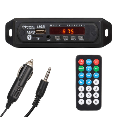 ΓΥΑΛΙ ΑΥΤΟΚΙΝΗΤΟΥ MAGICVOICE USB-400 BLUETOOTH AUX USB/SD/
