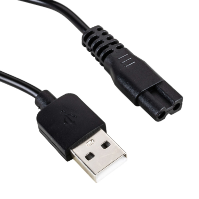 Καλώδιο USB 5V σε ξυριστική μηχανή 1m 6x11.4mm