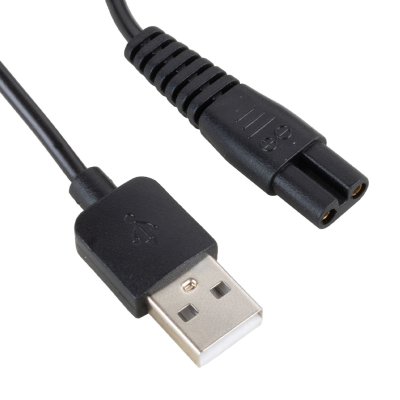 ΚΑΛΩΔΙΟ USB 5V ΣΕ ΞΥΡΙΣΤΙΚΗ ΜΗΧΑΝΗ 1m 5.4x11mm