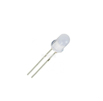 LED VQA13 Φ5mm κόκκινο διάχυτο.