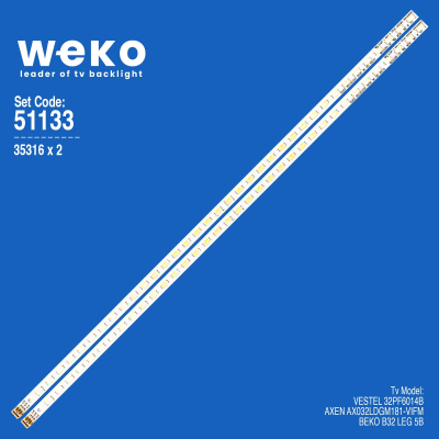 Σετ οπίσθιου φωτισμού LED 32ΙΝΤΣΩΝ-HD-36 G1GE-320SMO-R6 ΣΕΤ-2