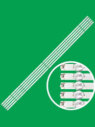 Ταινίες διόδου 5 τεμ. Οπίσθιος φωτισμός LED LB-GM3030-GJPHP555X9PS31-JS σετ 5
