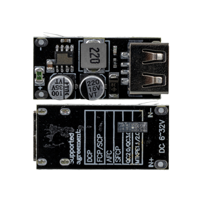 Ολοκληρωμένο κύκλωμα DC-DC ΜΟΝΑΔΑ STEP DOWN USB-A 22853