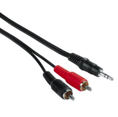 Καλώδιο 2RCA-3.5 STEREO JACK 5m
