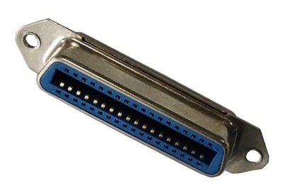 Букса PP centronics, IEEE 1284, θηλυκό 36 ακίδων, πίνακας