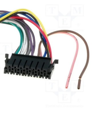 Συνδέτης SONY со проводници PIN: 15 Καλώδιο σύνδεσης ραδιοφώνου για SONY 15PIN