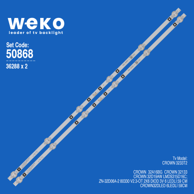 Κιτ φωτισμού LED ZN-32D06A-2 80330 V2.3