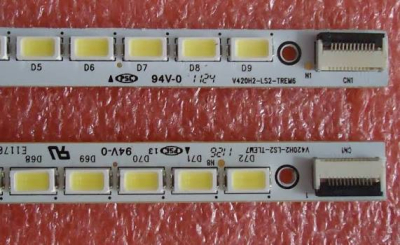 Κιτ φωτισμού LED\n . V420H2-LS2-TLEM6+TREM6 σετ 2 με βάση στήριξης