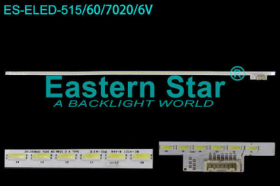 Οπίσθιος φωτισμός LED BN96-30242A 2013TSB40 7020 60 REV1.0 με βάση στήριξης