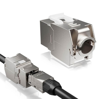 Επικοινωνία CAT7 10Gbps RJ45 Toolless Keystone JACK