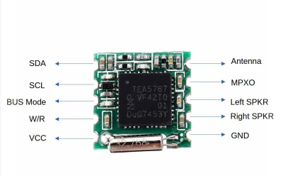Δέκτης FM με Arduino και TEA5767HN