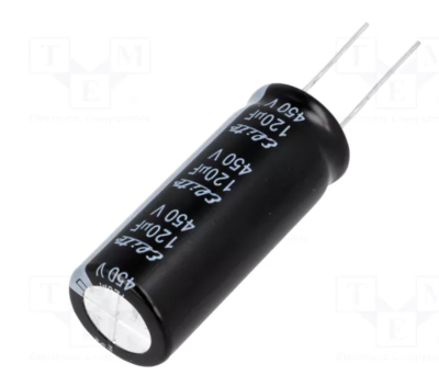 Ηλεκτρικός πυκνωτής 120UF/450V 105\'C