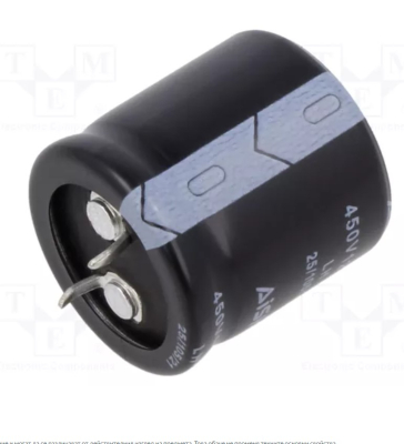 Ηλεκτρικός πυκνωτής. 120MF 450V 105\'C