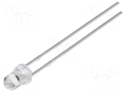 LL-304IRC4B-2AD Πομπός υπερύθρων; 3mm; 940nm; διαφανής; 30°; THT; 100mW; 6÷10mW/sr
