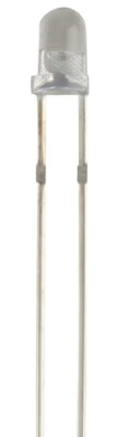 LED 3mm λευκός πομπός υπερύθρων (IR) 940nm