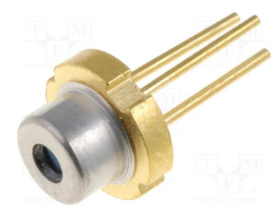 HLDP-650-A501 TO-18 Δίοδος: λέιζερ; 650nm; 7mW; 8/33; THT; Βήμα: 2mm