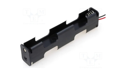 Държач за батерия  4хАА R6 + cable