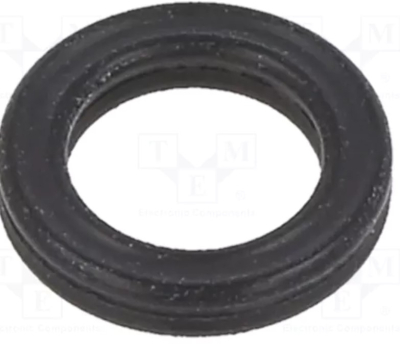 X-ring washer; NBR caoutchouc; Thk: 3.0mm; Øint: 6.7mm; black