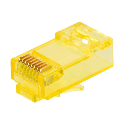 Букса PLUG RJ45 CAT6 8P / 8C YELLOW PM-22700