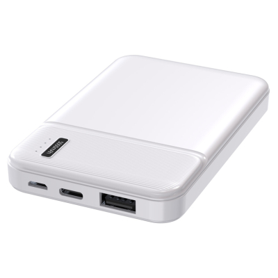 Външна литиево-полимерна батерия DIVA 10000 mAh PB-104W ;Микро USB вход 5V/2A;Type-C вход/изход 5V/2A ;USB изход 5V/2A