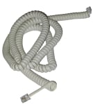 HANDSET SPIRAL 25m 2x 4P4C