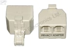 AVD 202-4P RJ11 6P4C Απόρρητο και ασφάλεια