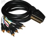 SCART-6RCA Cable 1М in Blister