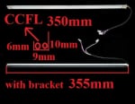 διπλή λάμπα ccfl 350mm με βάση στήριξης 355mm