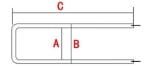 Λάμπα οπίσθιου φωτισμού CCFL σε σχήμα U 32" 718 mm x 4,0 mm